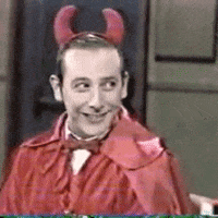 Pee Wee Herman Vintage Halloween GIF by absurdnoise