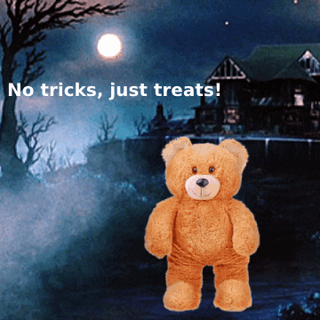 Teddy Bears Halloween GIF
