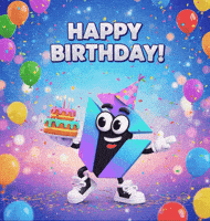 Happy Birthday Gif GIF by IDX Solana