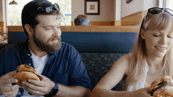 Hungry Sit Down GIF by Culver's