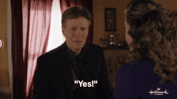 Heart Yes GIF by Hallmark Channel
