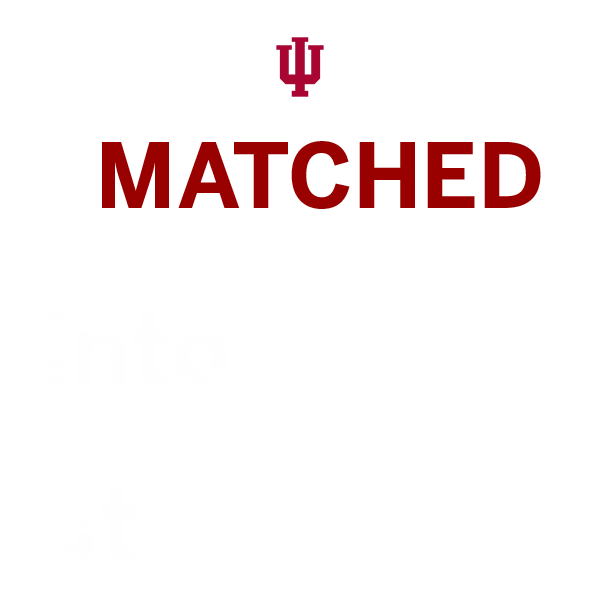 IU School of Medicine Sticker