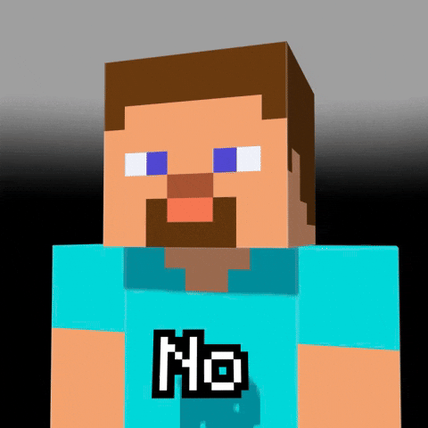 Steve Minecraft No GIF