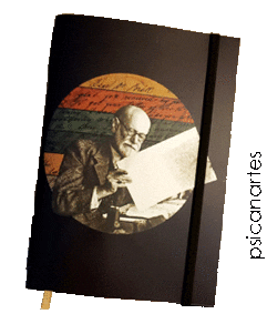 Freud Caderno Sticker by psicanartes