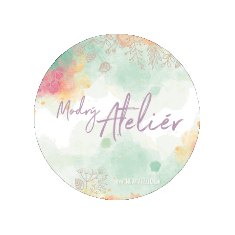 Modrý ateliér Sticker