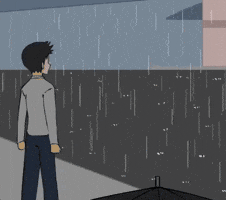 Rain Dodge GIF