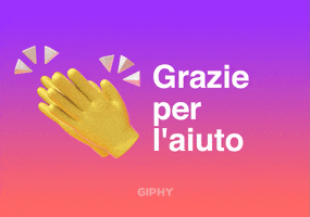 Grazie GIF by GIPHY Cares