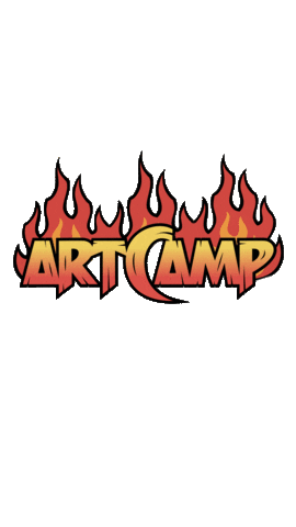 Music Videos Fire Sticker by Art Camp