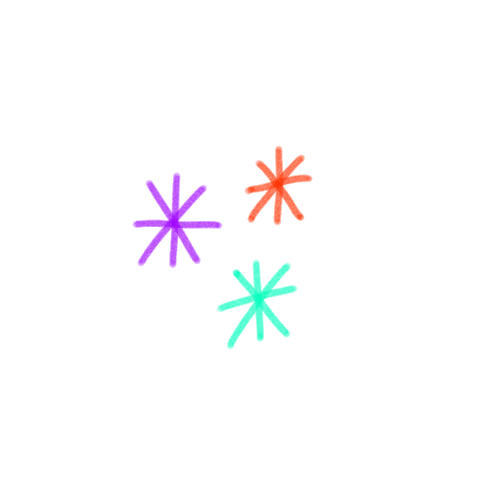 Illustration Stars Sticker