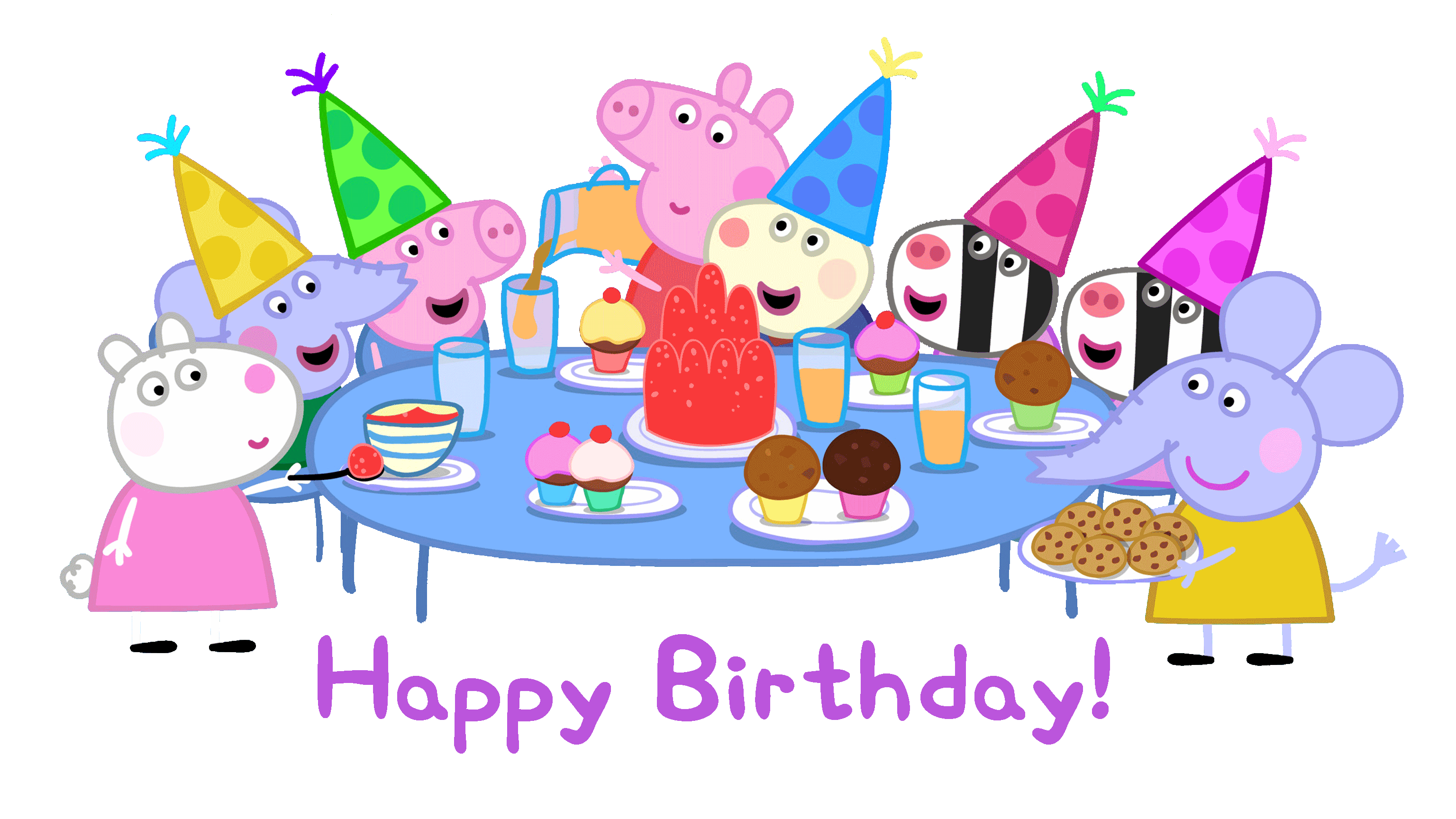 Happy Birthday Kids Party Sticker By Peppa Pig For Ios Android Giphy