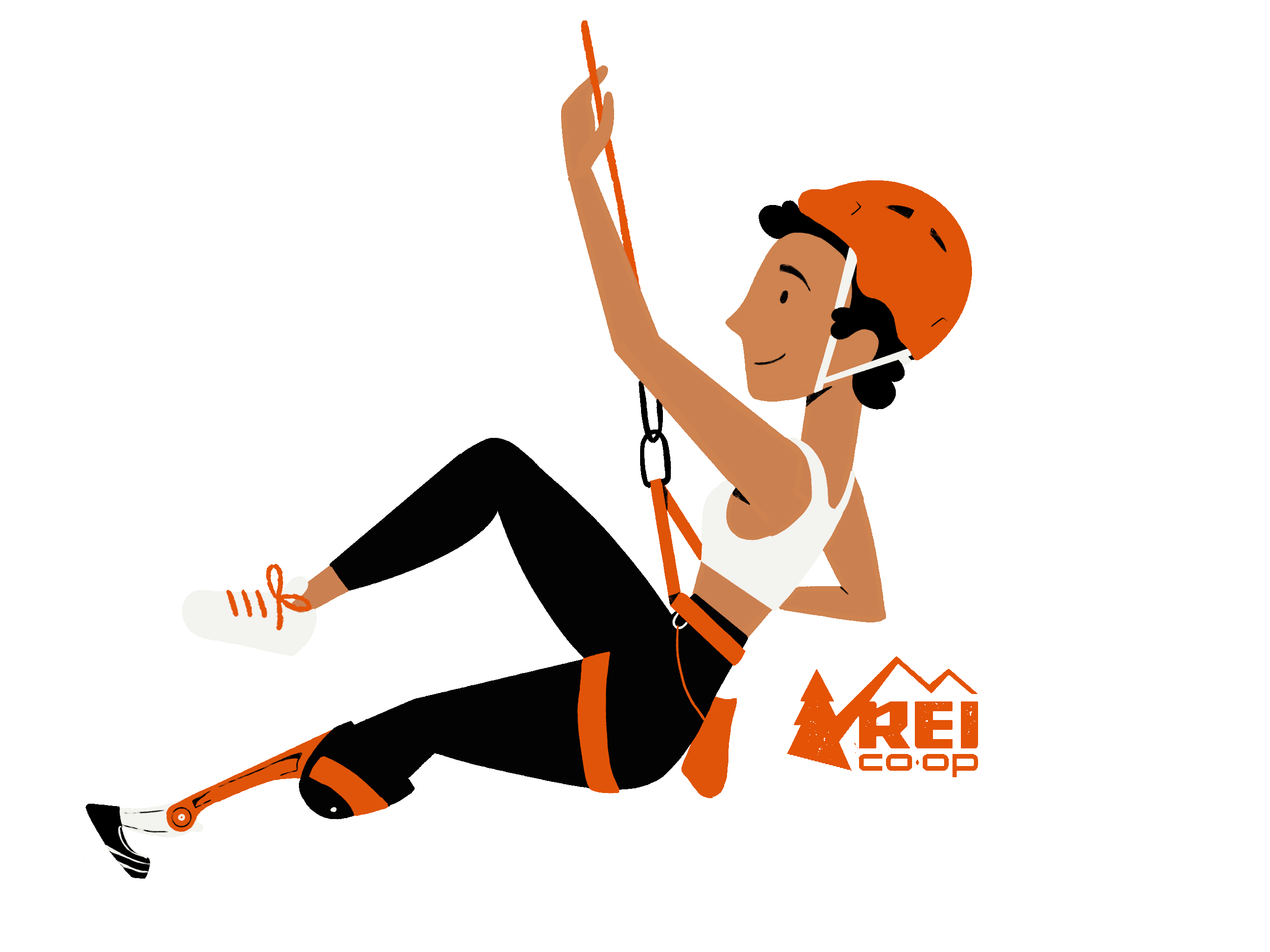 Climbing Sticker by REI for iOS & Android GIPHY