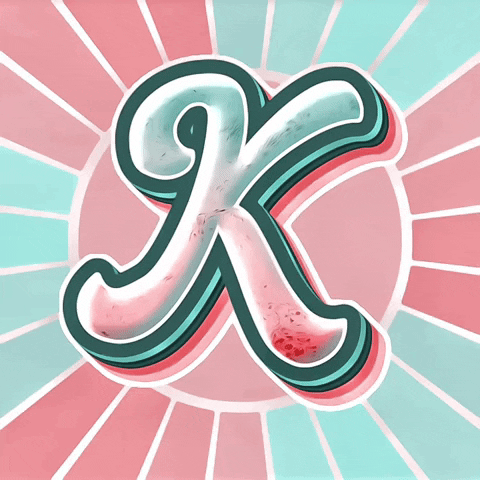 Pink Typography GIF by The3Flamingos