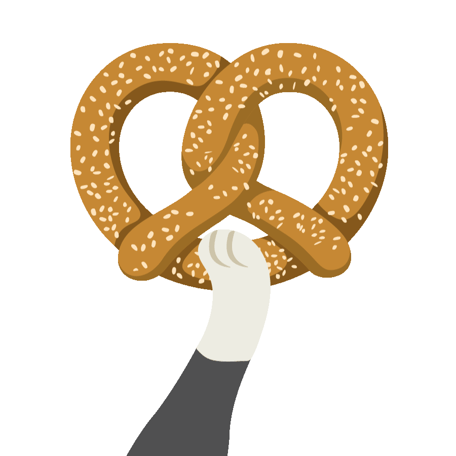 Oktoberfest Pretzel Sticker by for iOS & Android GIPHY