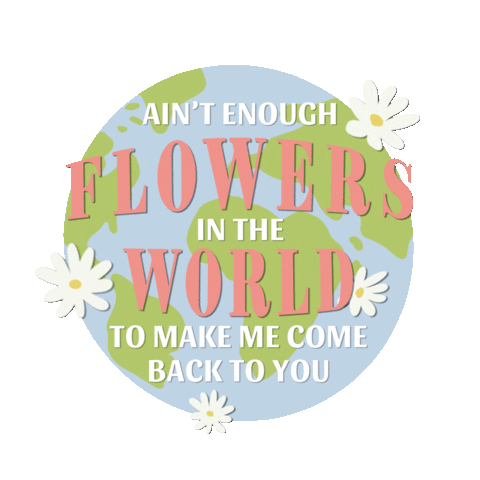 World Rose Sticker by Abby Anderson
