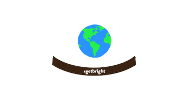 White Hat Earth Sticker by Body & Brain