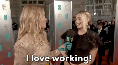 Margot Robbie GIF by BAFTA - Find & Share on GIPHY
