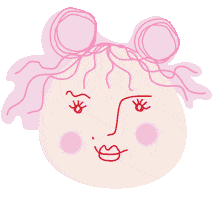 Girl Pink Sticker by yip yips