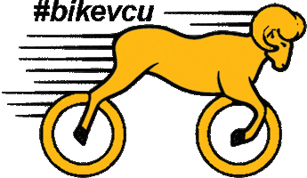 VCU RamBikes Sticker