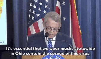 Mike Dewine Wear A Mask GIF by GIPHY News