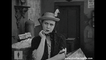 Edna Purviance Comedy GIF by Charlie Chaplin