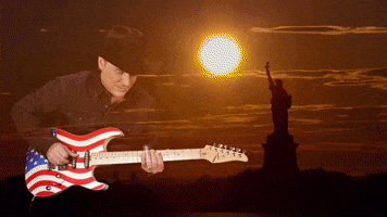 Statue Of Liberty Usa GIF by Clint Black