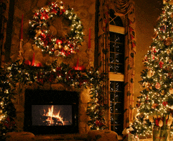 Christmas Fireplace Gif 2