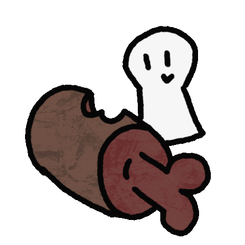 Meat Eating Sticker