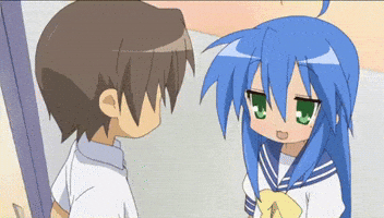 Talking Lucky Star GIF