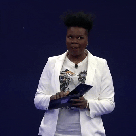 Unwrapping Leslie Jones GIF by Emmys