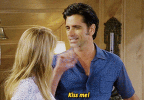 kiss me aunt becky GIF