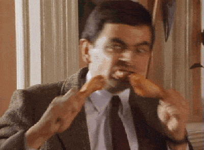 Rowan Atkinson Eating GIF - Find & Share on GIPHY