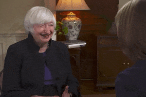 Janet Yellen Lol GIF by GIPHY News