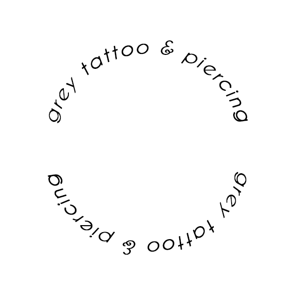 Grey Tattoo Sticker by The Grey Custom Tattoo