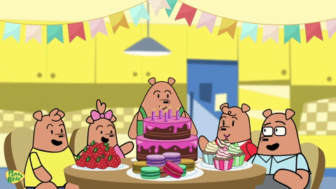 birthday party animated gif