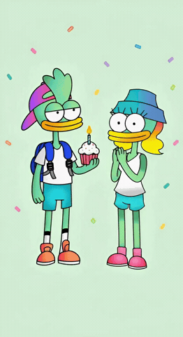 Happy Birthday Cake GIF by Supducks