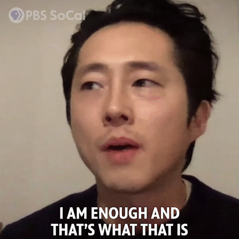 Steven Yeun Imposter Syndrome GIF by PBS SoCal