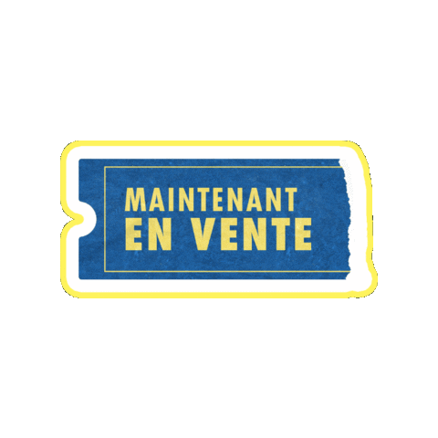 Vente Billets Sticker by Festivent