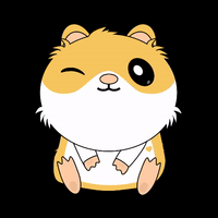 happy hamster GIF