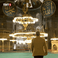 Hagia Sophia Walk GIF by TRT