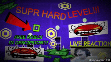 Geometry Dash Live Reaction GIF