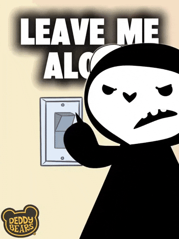 Tired Go Away GIF by DeddyBears