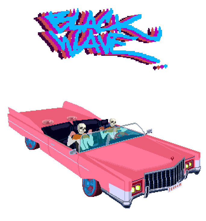 Animation Car Sticker by blackwave.