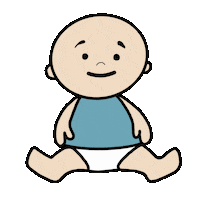 Happy Baby Sticker by breifreibaby