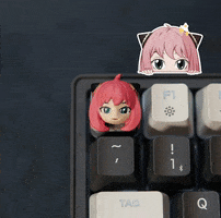 Keyboard Anya GIF