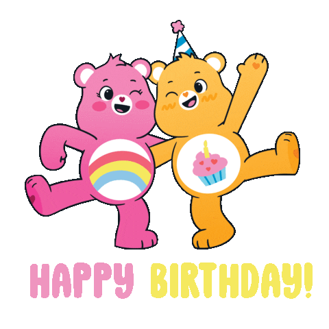 Happy Birthday Sticker by Care Bear Stare! for iOS & Android