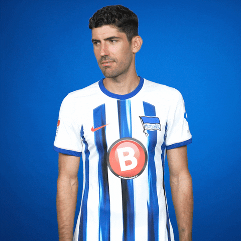 Andreas Bouchalakis Smile GIF by Hertha BSC