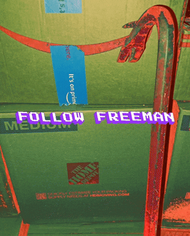 Follow Freeman GIF