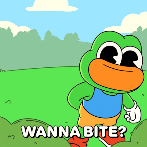 Big Apple Eating GIF by Franky The Frog