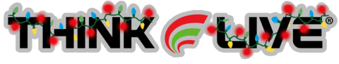 Christmas Rainbow Sticker by Think live
