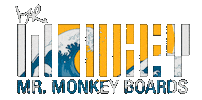 Waves Skateboard Sticker by Mr. Monkey